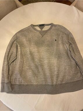 Polo by Ralph Lauren Men's Grey Crewneck Sweatshirt 3XB